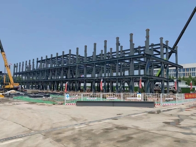 濟寧市住房和城鄉建設局 綠色建筑與裝配式建筑 十天建好三層樓 裝配式建筑顯身手